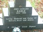 EARLE John Leonard 1934-1996
