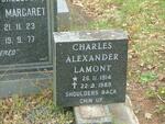 LAMONT Charles Alexander 1914-1989