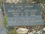 CHEESMAN Kathleen 1925-1994