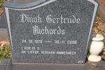 RICHARDS Dinah Gertrude 1928-2006