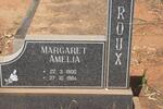 ROUX Margaret Amelia 1900-1984