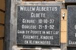 CLOETE Willem Albertus 1937-1992