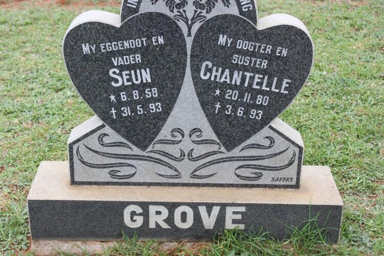 GROVE Seun 1958-1993 & Chantelle 1980-1993