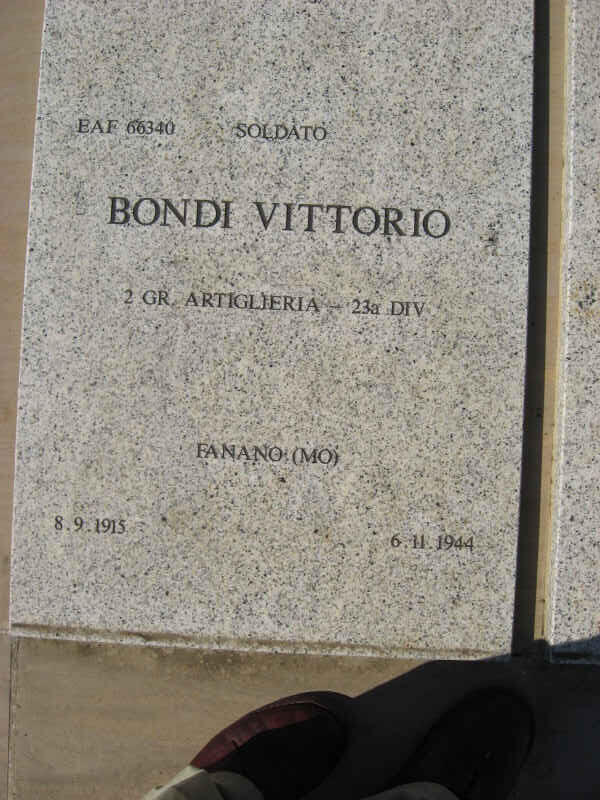 BONDI Vittorio 1915-1944