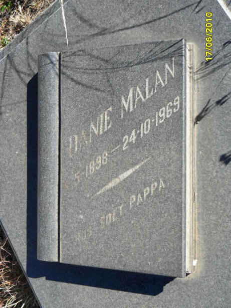 MALAN Danie 1896-1969