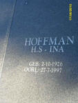 HOFFMAN D.C. 1922- & H.S. 1926-1997