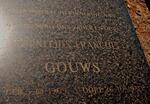 GOUWS Cornelius Francois 1909-1980