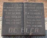 BEER Frederik Coenraad, de 1899-1967 & Catharina Susanna VAN WYK 1907-1996