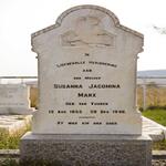 MARX Susanna Jacomina nee VAN VUUREN 1855-1946