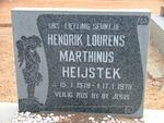 HEIJSTEK Hendrik Lourens Marthinus 1978-1978