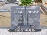 ROSSOUW Michal 1914-2006 & Susanna 1913-1996