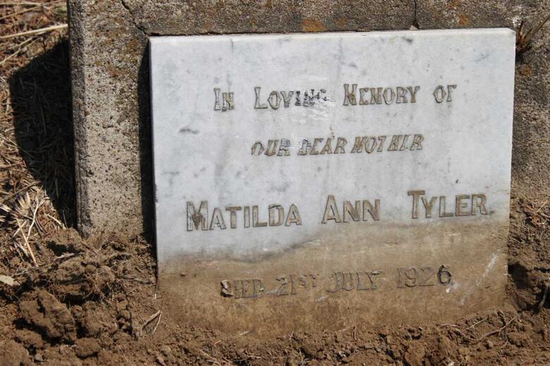 TYLER Matilda Ann -1926
