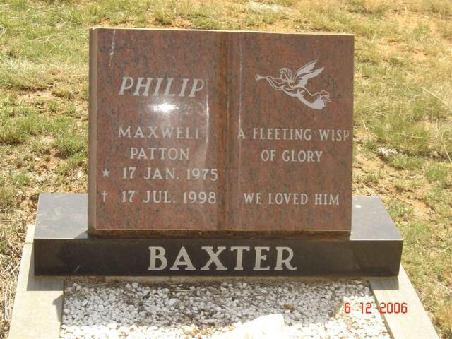 BAXTER Philip Maxwell Patton 1975-1998