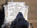 FERREIRA Hester Antoinette nee MOSTERT 1861-1935
