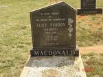 MACDONALD Alice Purdon nee TARR 1899-1987