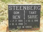 STEENBERG Ben 1909 - 1998 & Sarie 1916 -