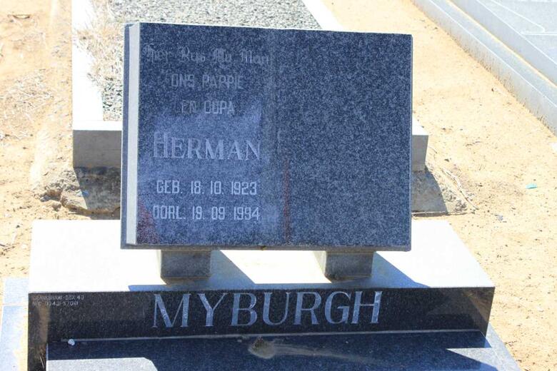 MYBURGH Herman 1923-1994