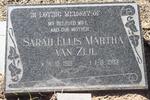 ZIJL Sarah Ellis Martha, van 1918-1983