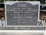 VILLE Pieter B., de 1898-1975 & Catharina J. 1903-1988