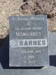 BARNES Margaret nee BENJAMIN 1894-1989
