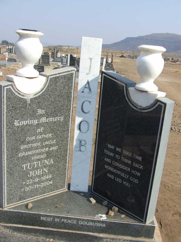 JACOB Tutuna John 1944-2004