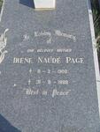 PAGE Irene Naude 1900-1988