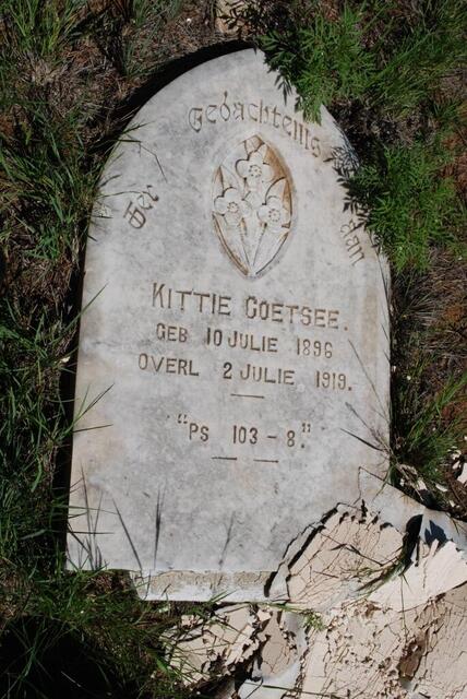 COETSEE Kittie 1896-1919
