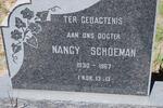 SCHOEMAN Nancy 1930-1967