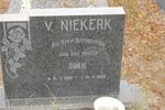 NIEKERK Dorie, van 1889-1962