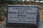REINECKE Susanna Helena Herculina 1904-1935