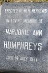 HUMPHREYS Marjorie Ann -1977