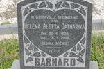 BARNARD Helena Aletta Catharina nee MIENIE 1905-1988