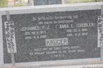 KRÜGER Johannes P.J. 1877-1938 & Anna E. GROBLER 1882-1948
