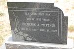 WEPENER Frederik J. 1882-1924