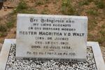 WALT Hester Magritha, v.d. nee DE JAGER 1901-1936