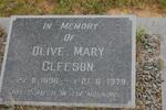 GLEESON Olive Mary 1896-1979