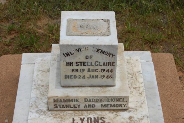 LYONS Christell Claire 1944-1946
