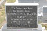 OLIVIER Gertbrechta Elizabeth nee REYNDERS 1887-1951