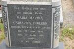KLERK Maria Marhta Catharina, de voorheen BOUWER  nee TALJAARD 1893-1969