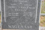 WAGENAAR Andries 1888-1964 & Maria M. DE KLERK 1890-1951