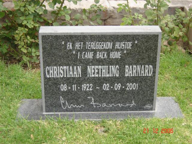 BARNARD Christiaan Neethling 1922-2001