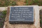 JACOBS J.J. 1851-1934 & S.M. 1853-1944