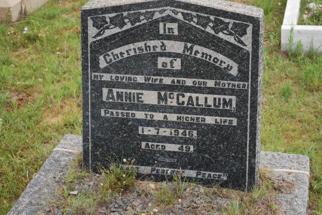 McCallum Annie -1946
