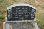 GEYER Gerhardus Arnoldus 1922-1926