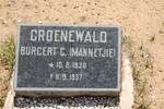 GROENEWALD Burgert C. 1930-1937