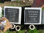 HUMAN Arend Brink 1925-1995 & Helene 1923-1997 :: HYMAN Elizabeth Christina 1920-1996