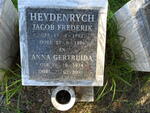 HEYDENRYCH Jacob Frederik 1912-1996 & Anna Gertruida 1914-2000