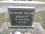 ALBERTS Henderik Willem 1932-1956
