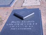 COLFF Martha Elizabeth, van der 1907-1997