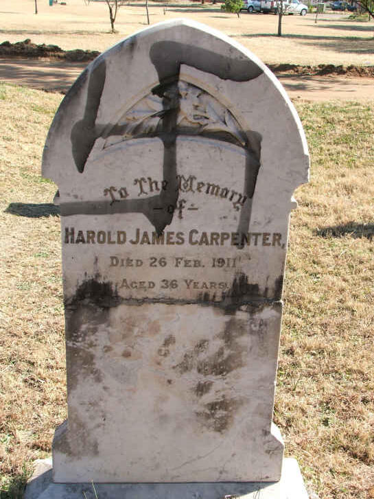 CARPENTER Harold James -1911